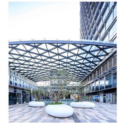 Строительство АЗС стальной космической крыши с классом Q235/Q345B и 70-летним сроком службы