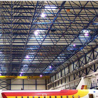 Пространственные конструкции из стали Q235B, с черно-серой оболочкой GB, для ангаров самолетов