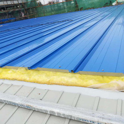 Обслуживание крыши металла зеленого цвета Q235 подгоняло 0.8mm для стены панели