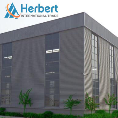 Здание Rockwool структуры крыши склада Q235B Prefab стальное