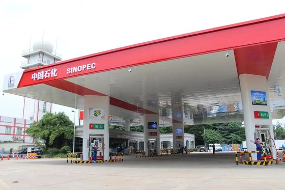 Пространственные стальные каркасные конструкции. Крыши. Автозаправочные станции. Кровельные системы для пунктов оплаты проезда. ISO. GB.