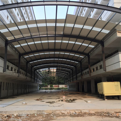 Prefabricated Steel Building with 50 Years Usage and 15-21 Days Delivery in Customized Color