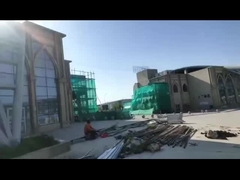 Структура из стальной конструкции, небольшой склад и мастерская