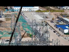 Длинная протяженность Станция из готового стального пространства Структура крыши 0,8 мм Легкая крыша